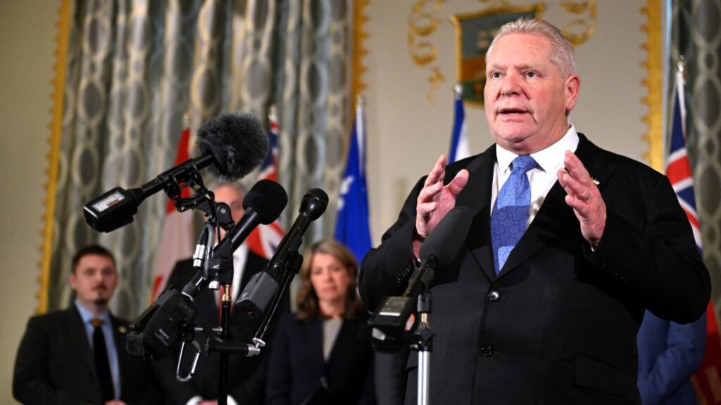 President Trump blames Ontario for delaying President Reagan’s trade advertising suspension