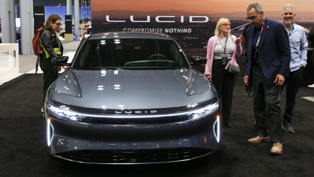 Lucid partners with Nvidia for industry-first self-driving car technology