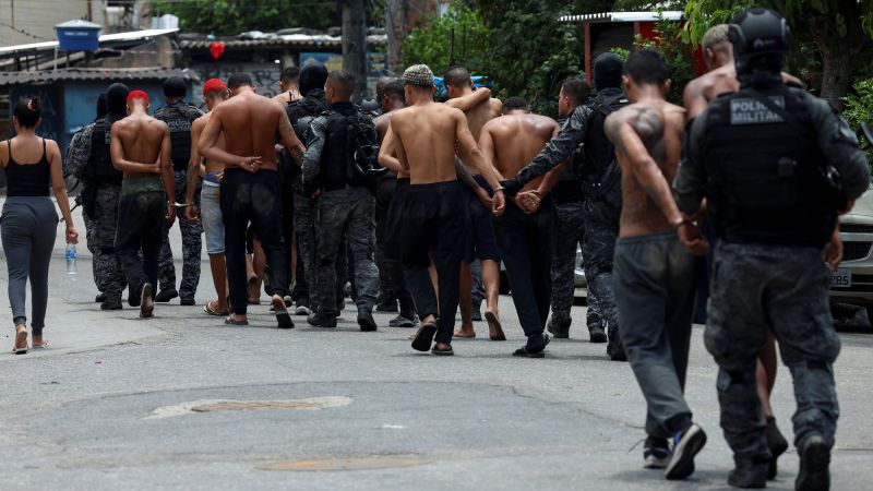Massive police raid in Rio de Janeiro leaves at least 64 people dead