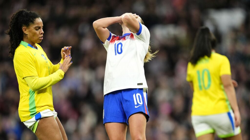 England Women 1 – 2 Brazil Women