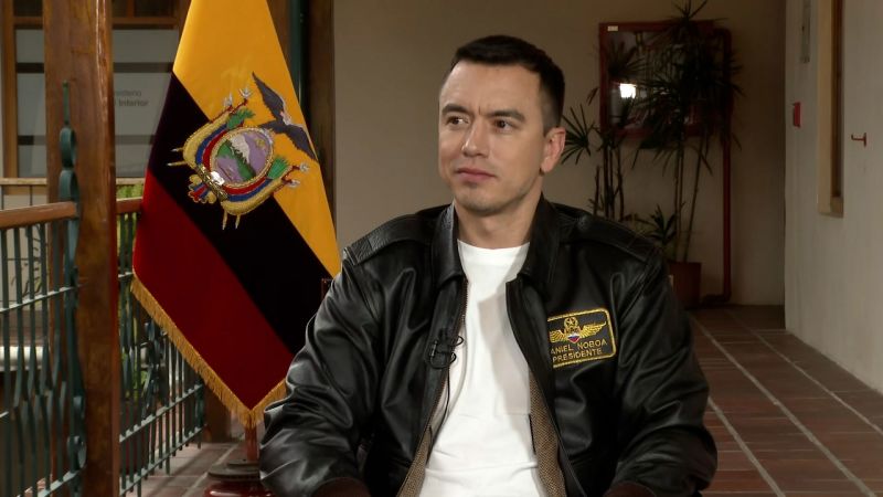 Ecuador’s President Noboa claims poisoned chocolate and jam were used in new attempt on his life