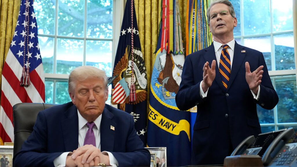 President Trump hints that Treasury’s Bessent should block the firing of Fed Chair Jerome Powell