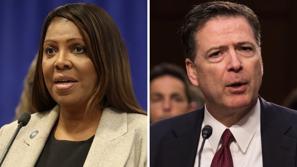 James Comey, Letitia James’ case dropped in lawsuit over Trump prosecutor Harrigan