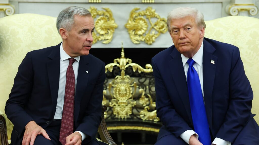 Mark Carney tells Ontario Premier not to run anti-tariff ads, apologizes to Trump