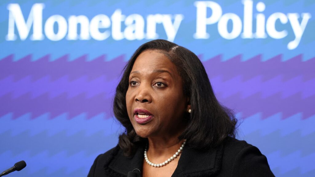 Fed Governor Lisa Cook, in her first policy speech since the Trump lawsuit, said she has not decided whether to cut interest rates in December.