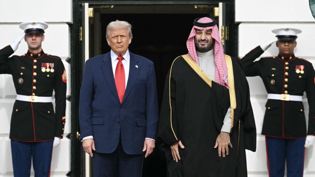 President Trump meets with Saudi Crown Prince Mohammed bin Salman