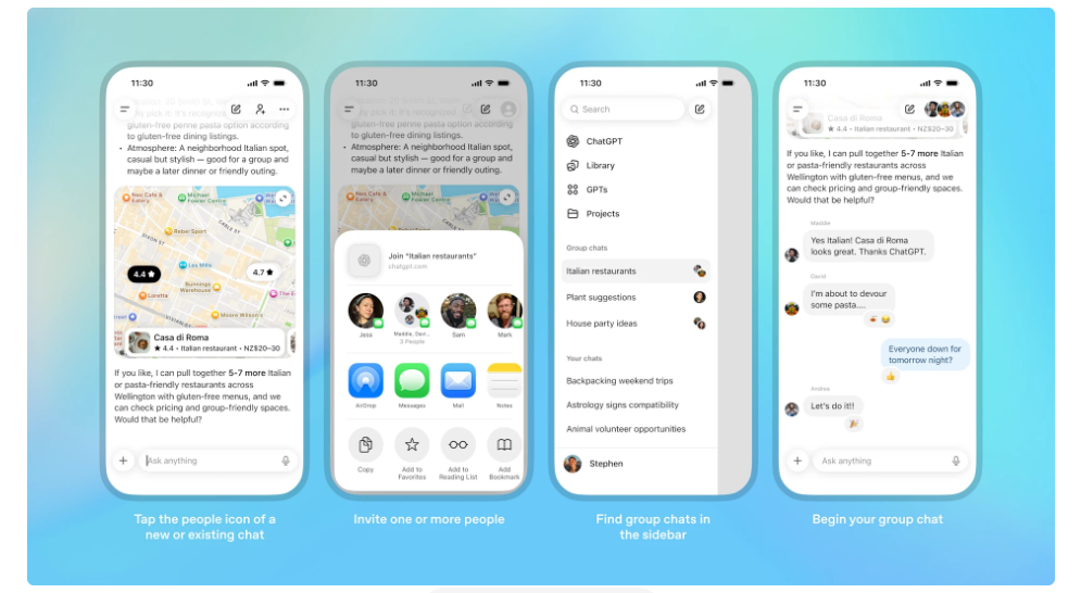 ChatGPT begins group chat trial in Japan, New Zealand, South Korea, and Taiwan
