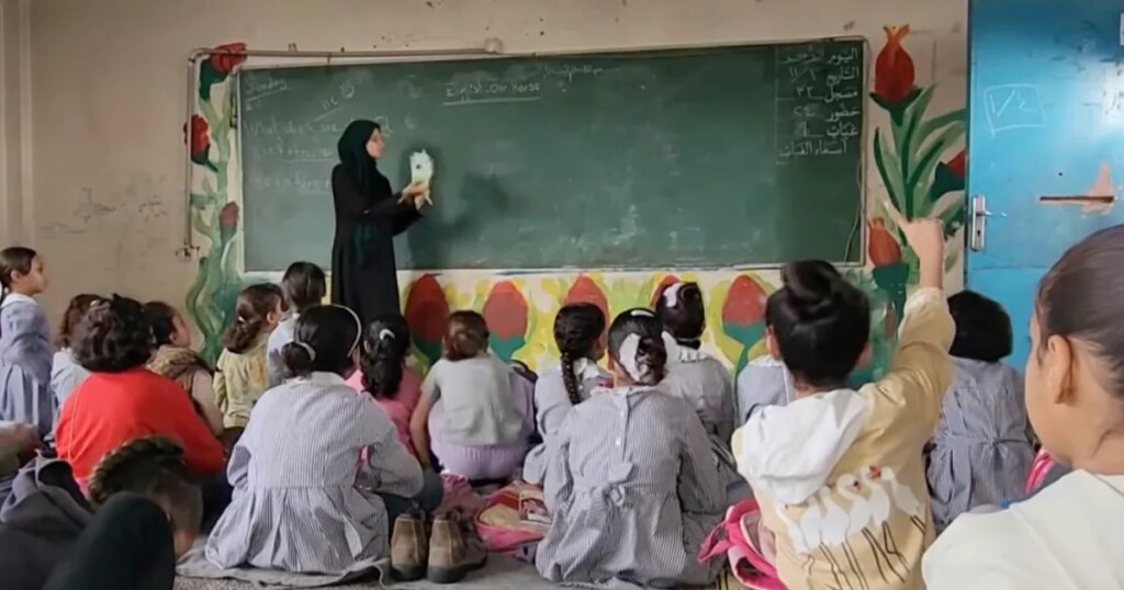 UNRWA schools in Gaza serve as classrooms during the day and shelters at night | Israeli-Palestinian conflict News