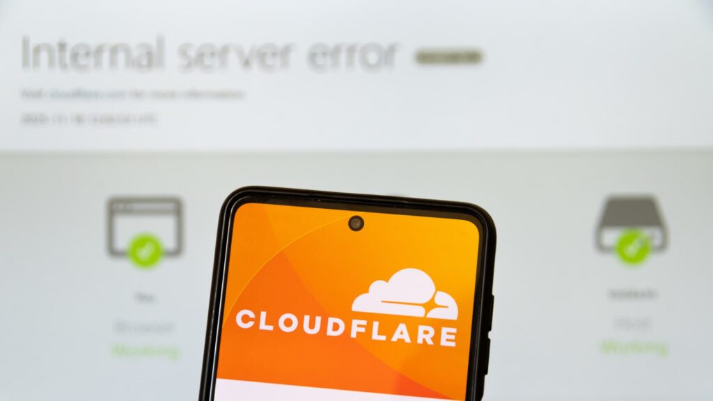 Cloudflare issues dashboard fix and website comes back online