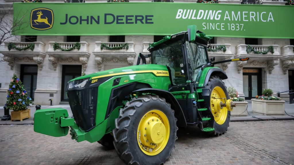 President Trump asks Republicans to help with farm machinery