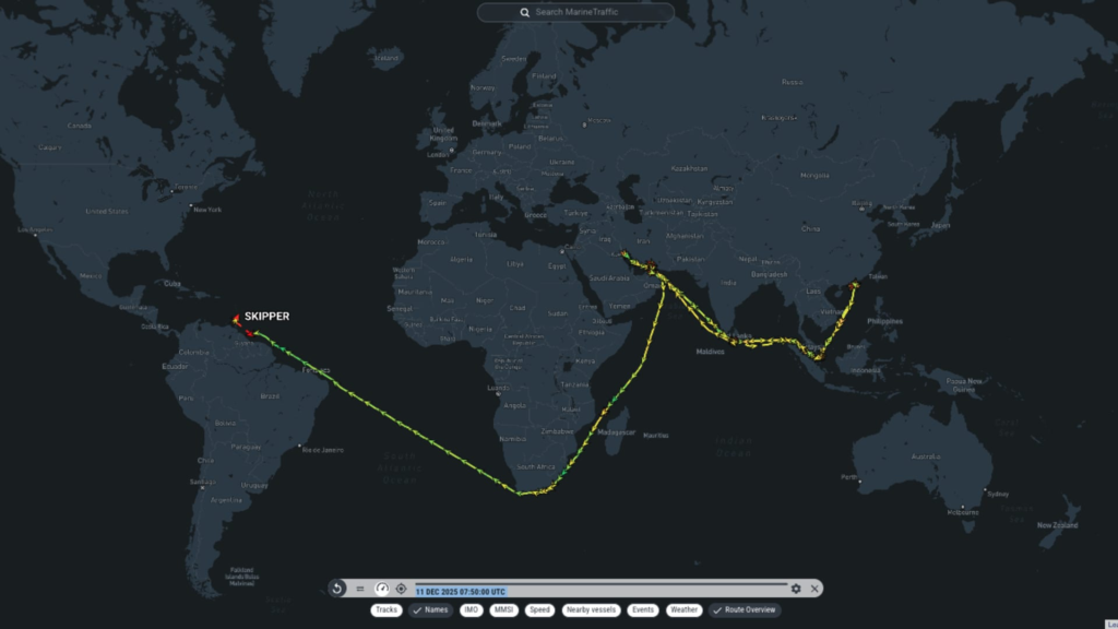 Seized oil tanker captain hides location, visits Iran, Venezuela