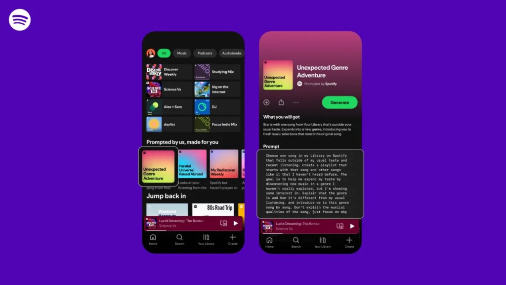 Spotify tests more personalized AI-powered ‘prompted playlists’