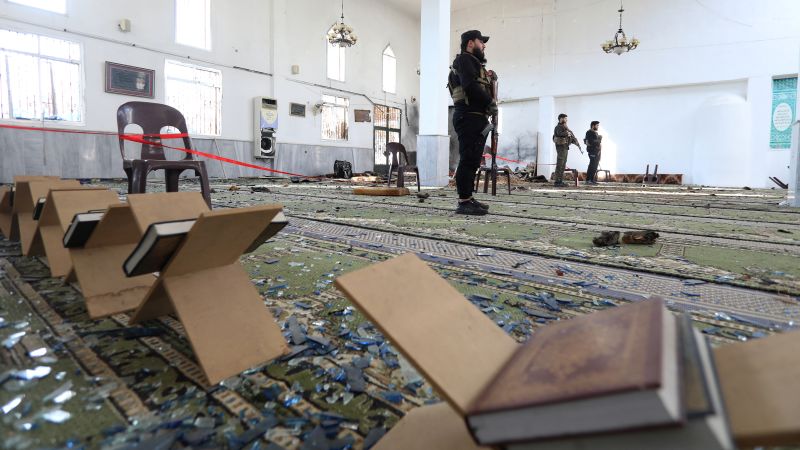 Eight people killed in mosque explosion during Friday prayers in Syria