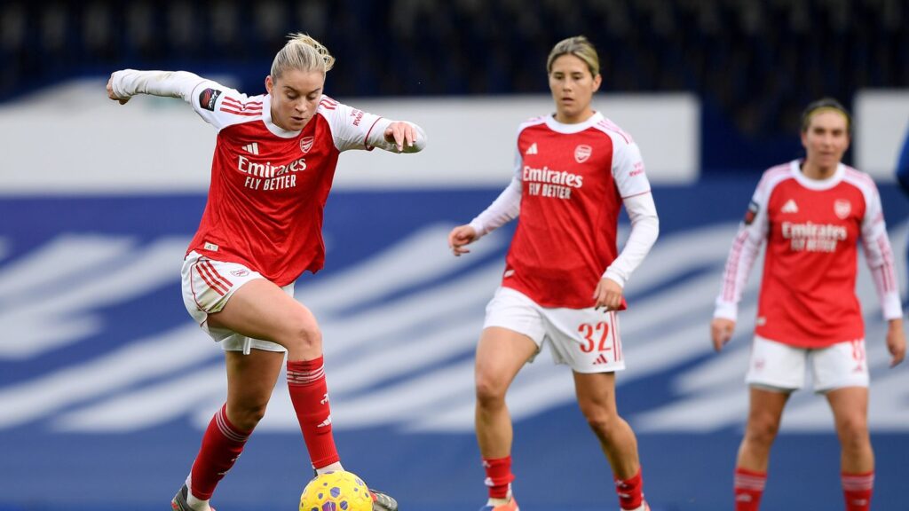 Everton 1-3 Arsenal: Alessia Russo scores three goals in four minutes as the Gunners move into second place in the WSL | Soccer News