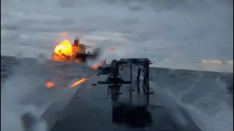 Ukraine says it has collided with an oil tanker from Russia’s Shadow Fleet in the Black Sea