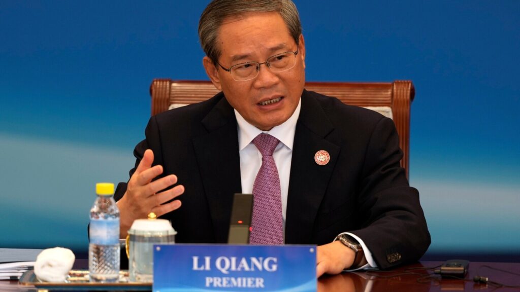 Chinese Prime Minister says tariffs are hurting the global economy