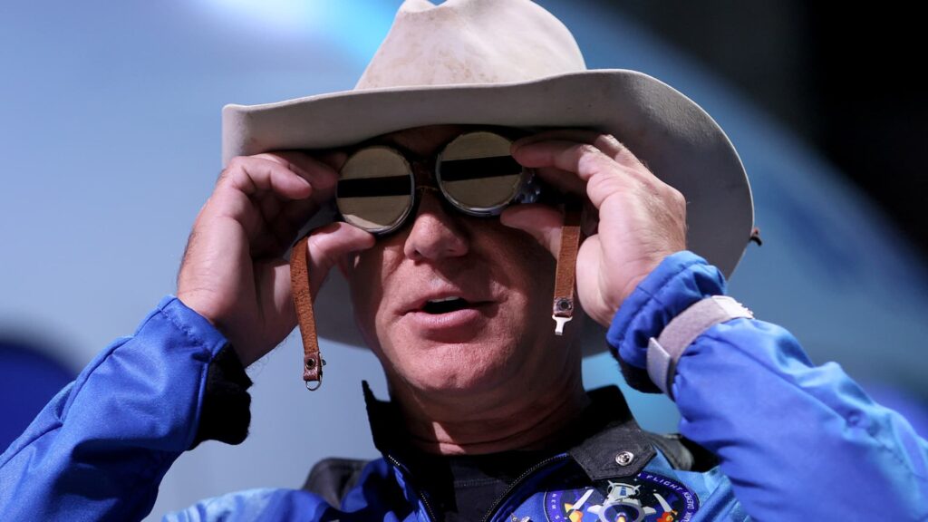 Bezos’ Blue Origin debuts satellite service to rival SpaceX and Amazon