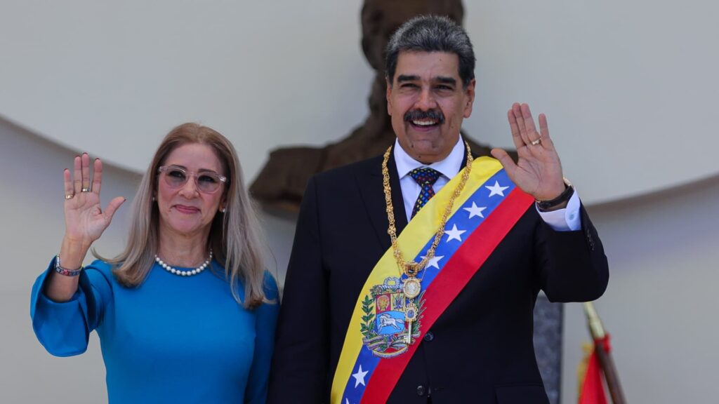 Venezuelan President Nicolas Maduro releases seal on wife