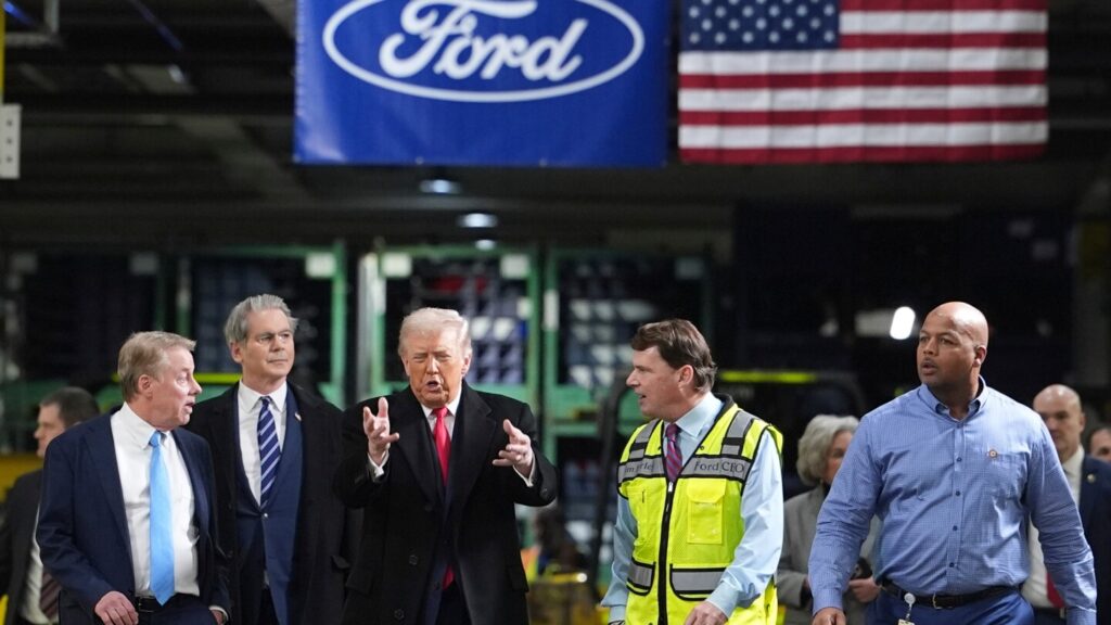 President Trump visits Michigan to emphasize promotion of manufacturing