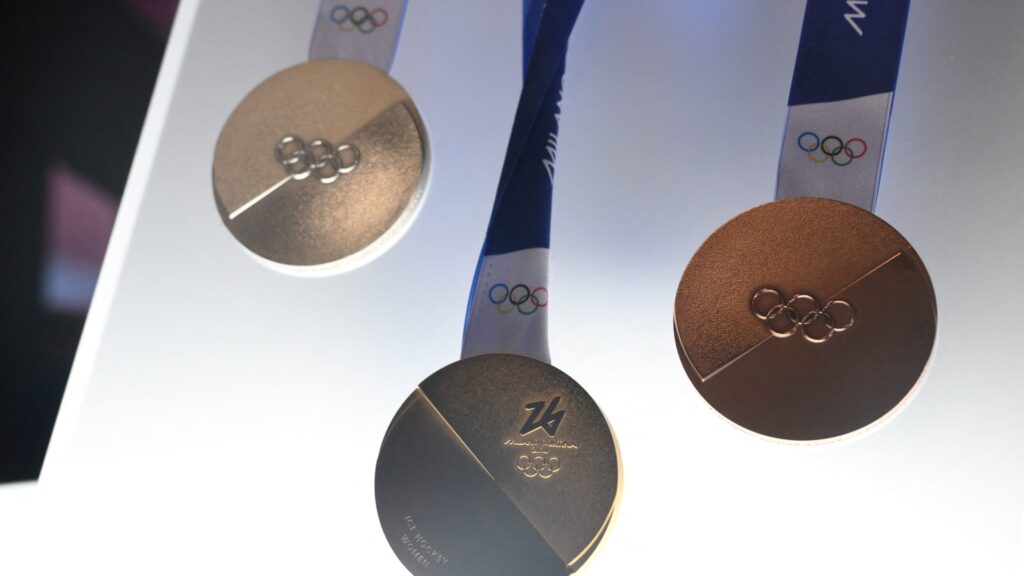 Olympic gold and silver medals and precious metal values soar to record highs