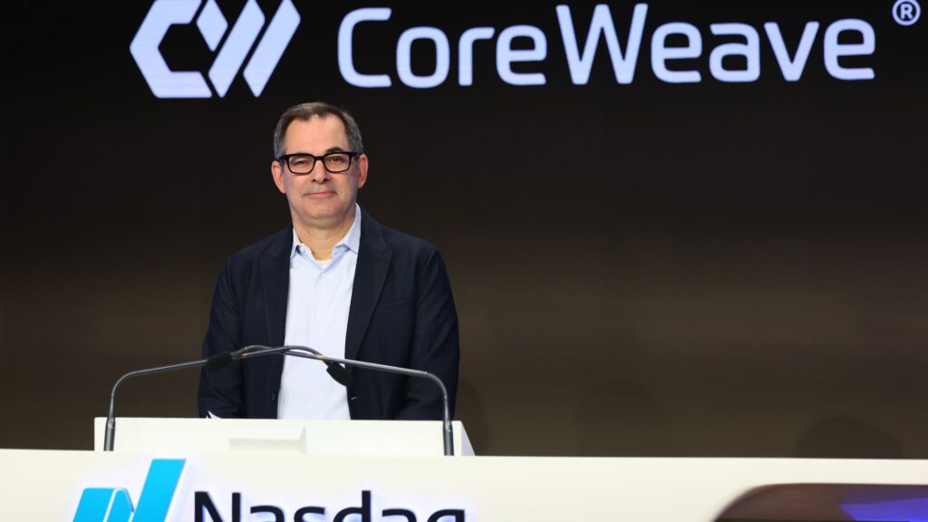 Coreweave CEO defends spending plan as stock plummets 22%