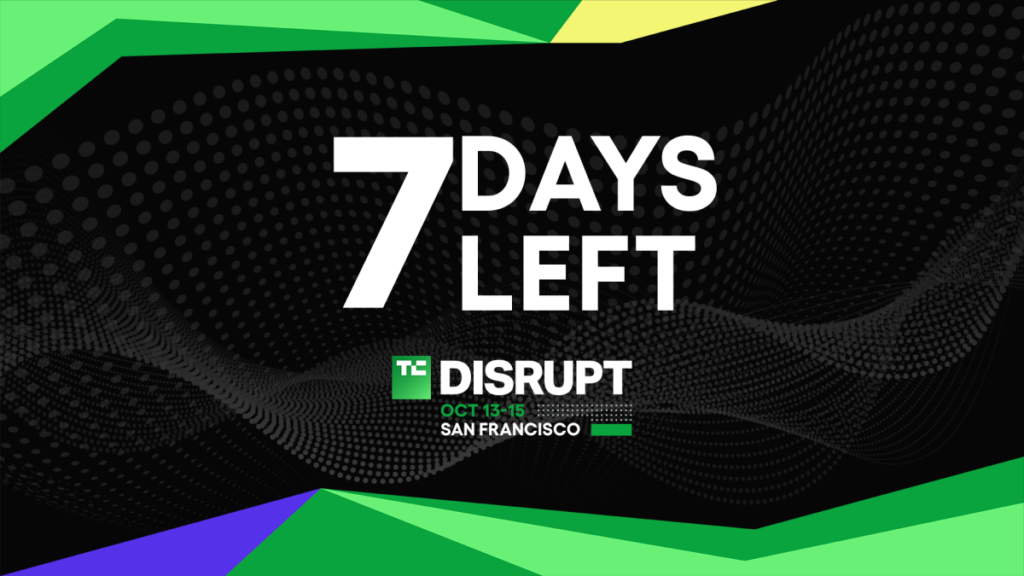 7 days left until Disrupt 2026 ticket price increase
