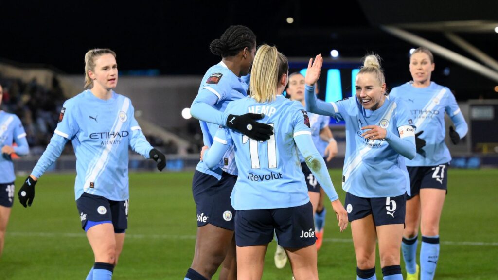 Man City Women 6 – 0 Leicester Women