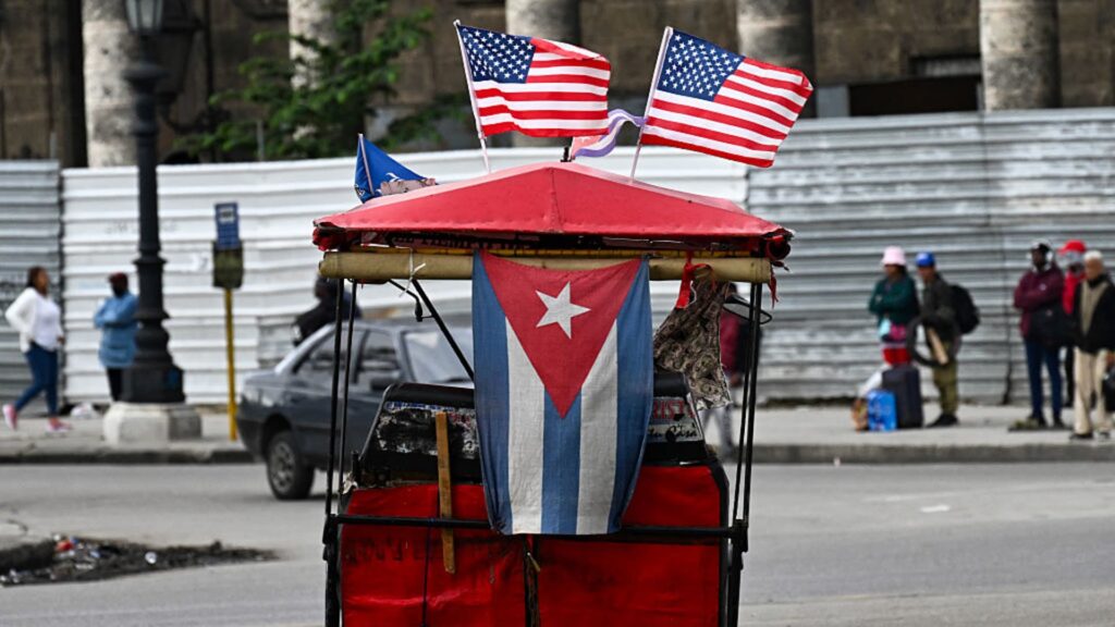 President Trump says he thinks he will have the “honor” of “occupying Cuba”