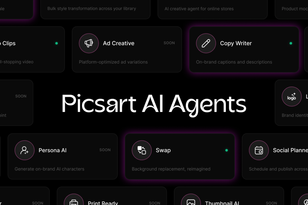 Picsart now lets creators “hire” AI assistants through its agent marketplace