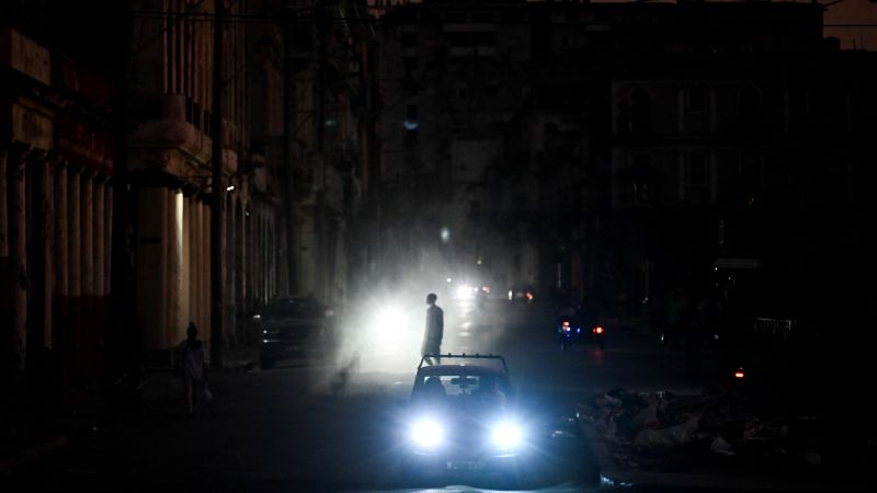 Cuba announces second nationwide power outage in less than a week