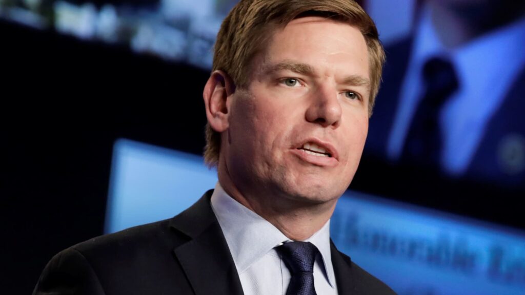 Eric Swalwell denies assault allegations during gubernatorial race