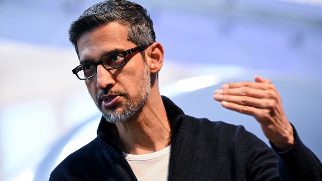 Google CEO Pichai says, “AI shift will expand investment opportunities for startups”