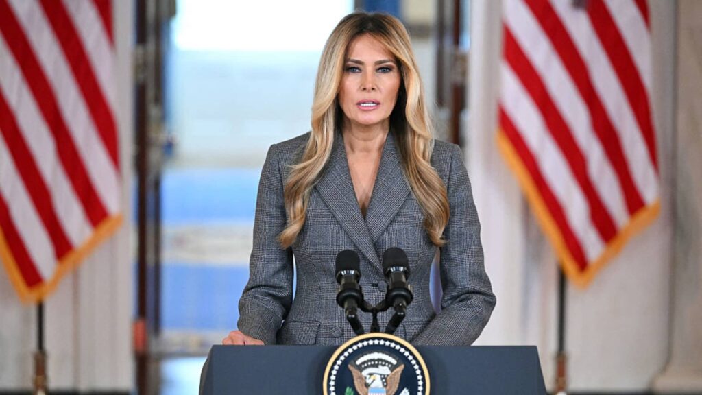 Melania Trump attacks Jeffrey Epstein’s claims