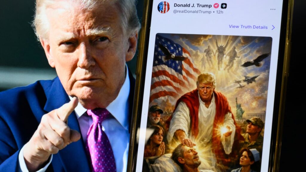 President Trump deletes social image of the truth of Jesus