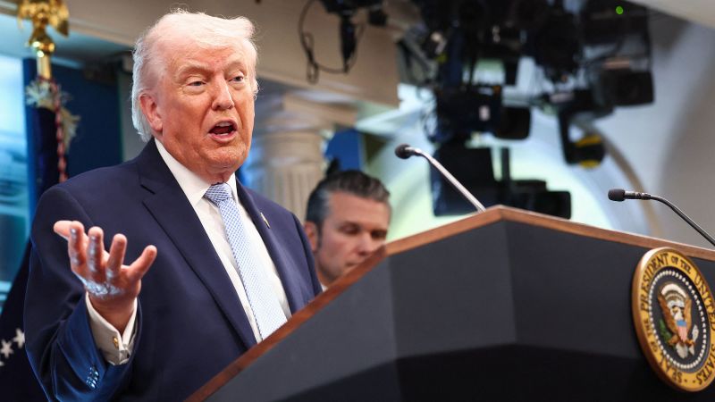 What you need to know about President Trump’s threat to bomb Iran’s infrastructure – and why it could be a war crime