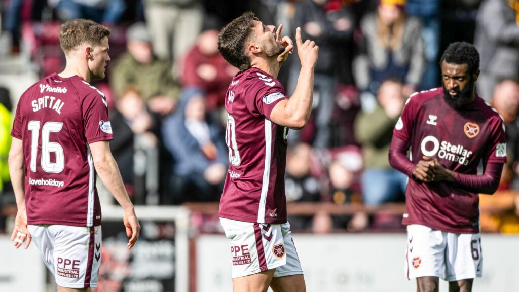 Hearts 3-1 Motherwell