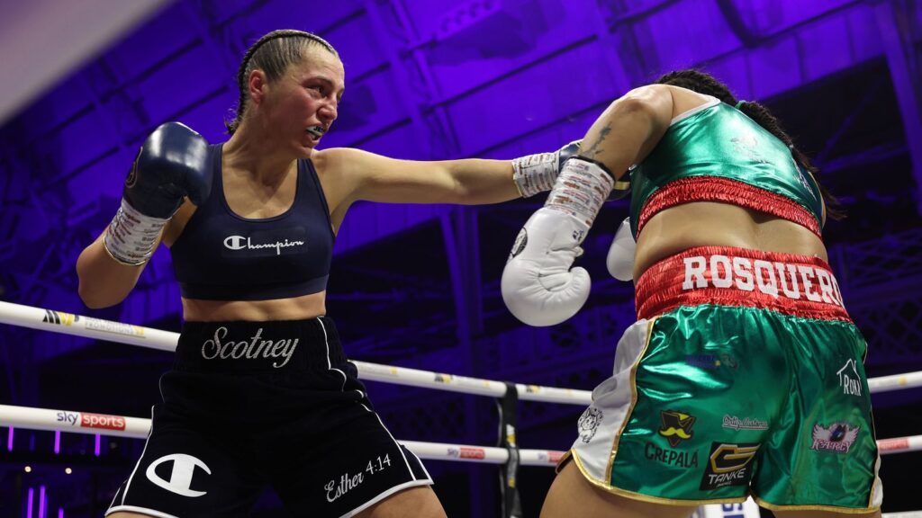 Ellie Scotney wins stunning fight against Mayeli Flores to become Britain’s youngest undisputed world champion | Boxing News