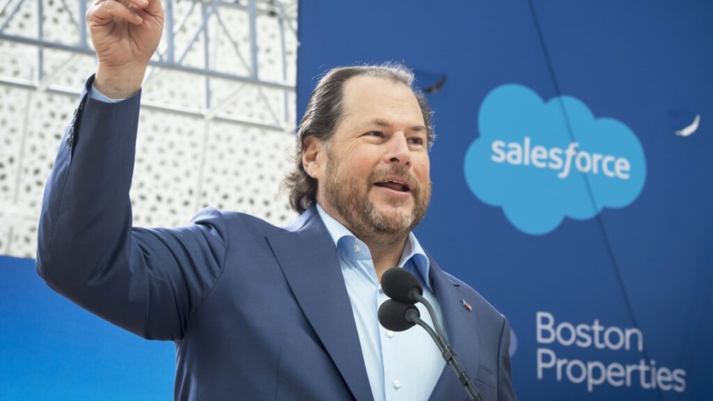 Salesforce CEO Marc Benioff outlines plan to revive company’s struggling stock