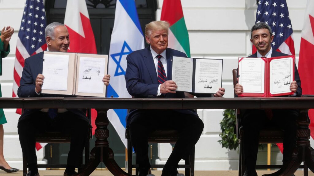 President Trump ties Abraham Accords to deal with Iran