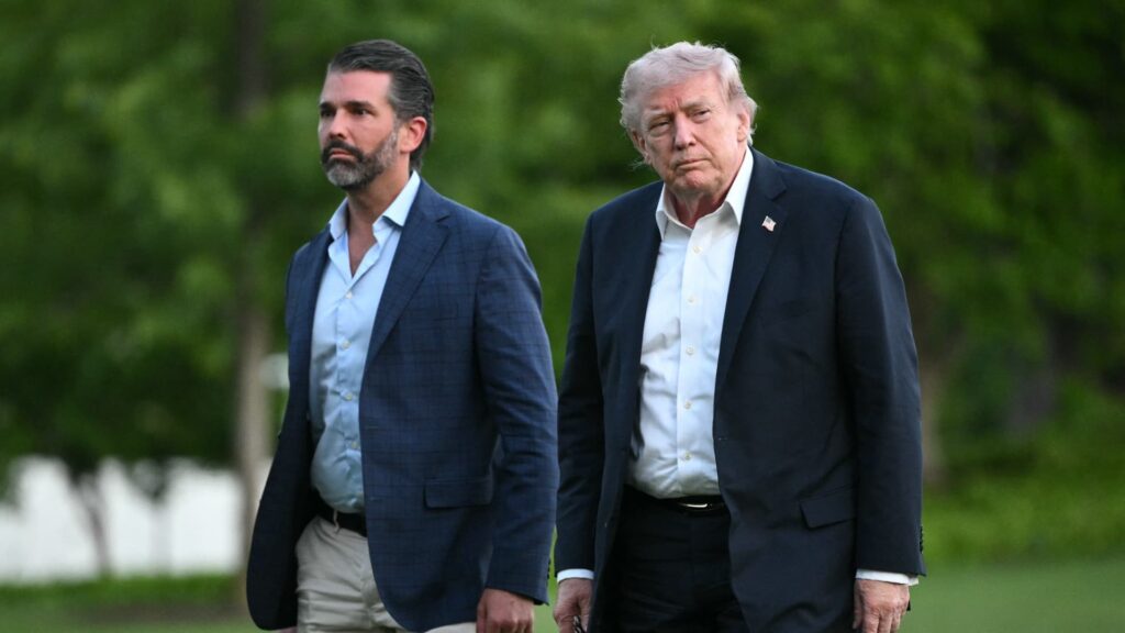 President Trump skips son Donald Jr.’s wedding to Bettina Anderson