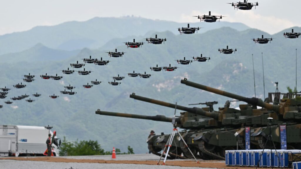 Former CIA Director Petraeus says drone swarms are the next danger and opportunity for growth