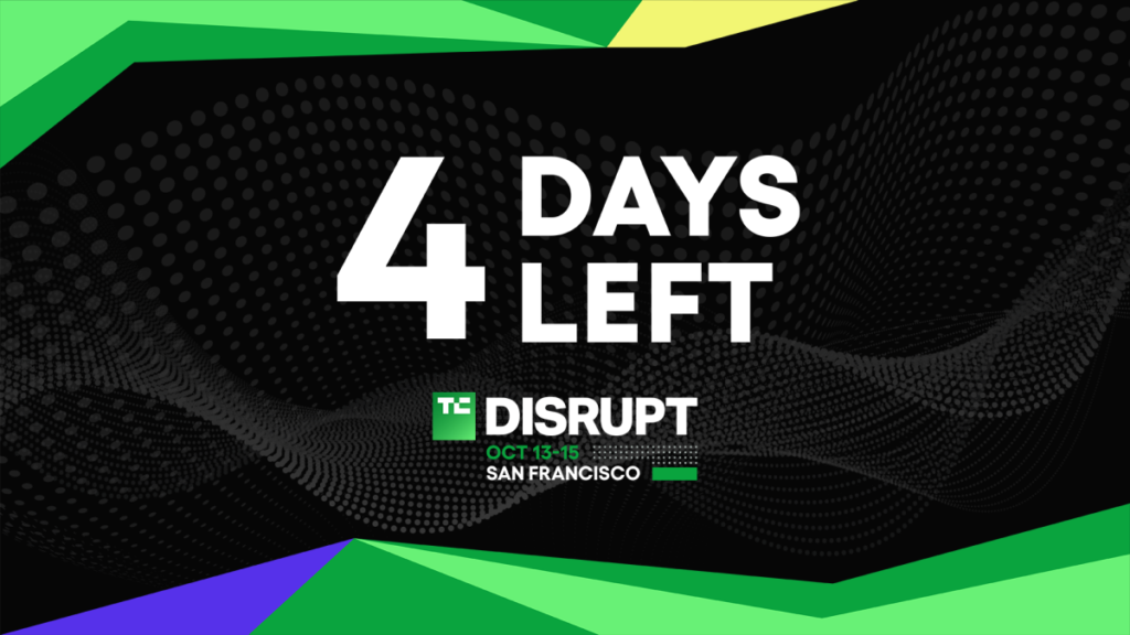 Early bird ticket prices for Disrupt 2026 end on May 29th
