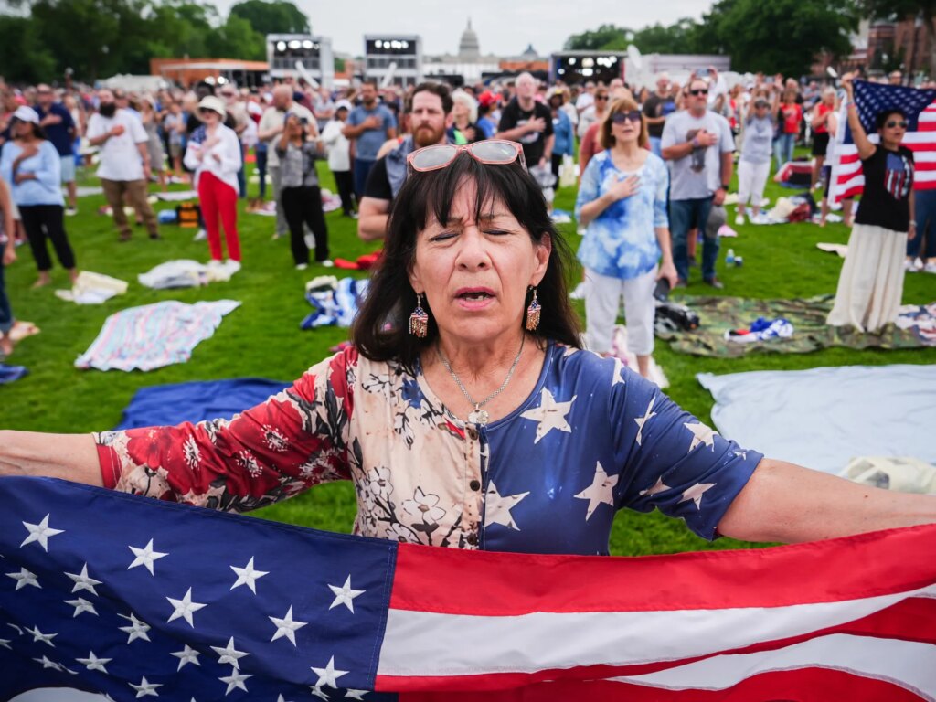 President Trump holds prayer rally to ‘rededicate’ America as ‘one nation under God’ | Donald Trump News