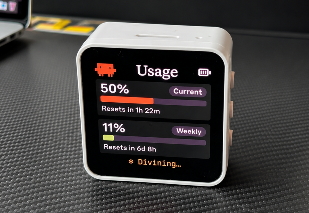 Clawdmeter turns your Clawd code usage statistics into a small desktop dashboard