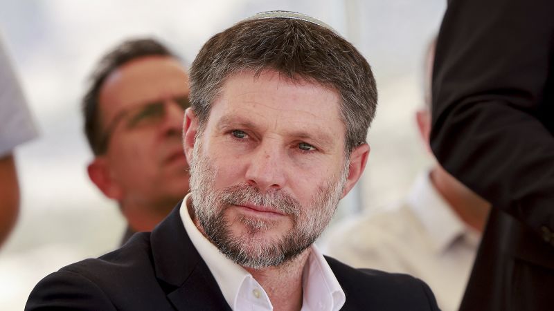 Far-right Israeli minister Bezalel Smotrich says ICC seeking warrant for his arrest