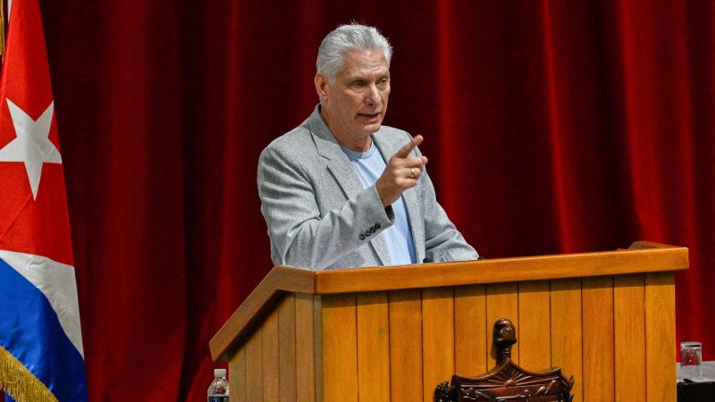 Cuban president warns of ‘bloodshed’ if US takes military action