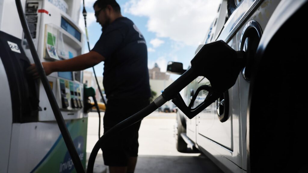 Gas prices fall below $4 per gallon as oil supply concerns ease after deal with Iran