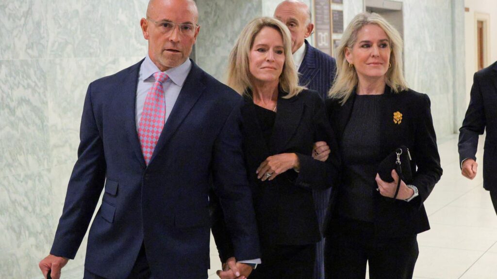 Jeffrey Epstein’s assistant Leslie Groff is questioned before a House committee