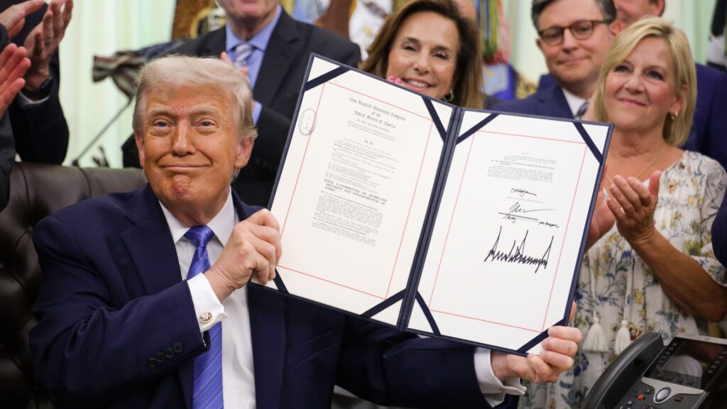 President Trump signs $70 billion immigration funding bill after months of delay