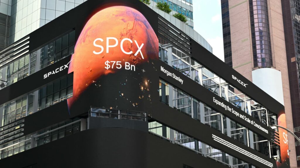 Traders buy up SpaceX stock, lowering fear on Wall Street